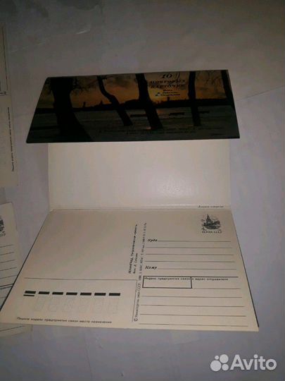 Почтовые карточки СССР. Ленинград 1990