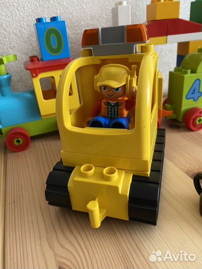 Конструктор lego duplo лего дупло поезд животные