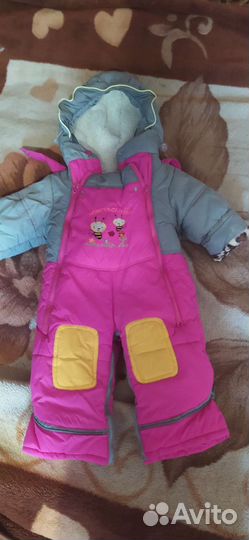 Зимний комбинезон трансформер с 0 до 1 года