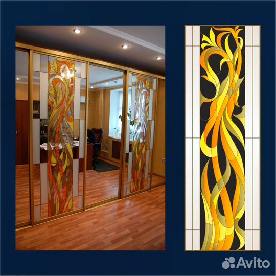 Витражи, интерьерный декор