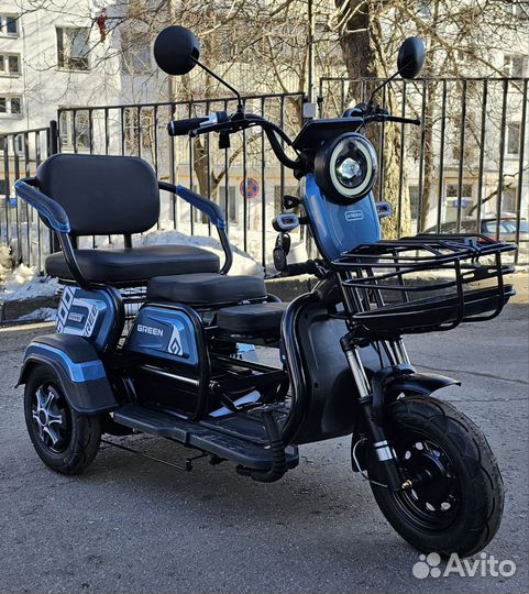 Электротрицикл Green Soil Power Ree 1000W/20Ah