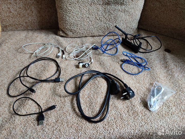 Кабель для пк, провод Micro USB, приёмник WiFii