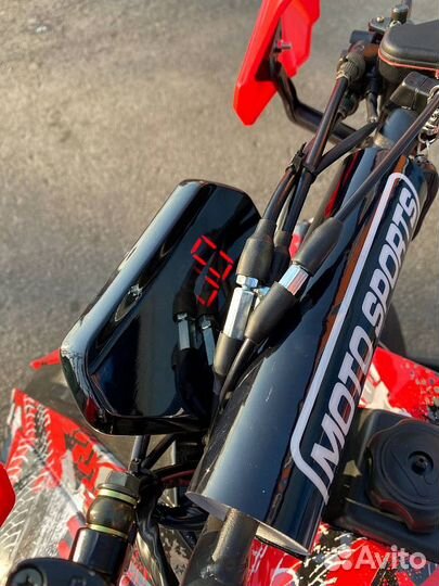 Квадроцикл raptor NEW 125 В красном цвете