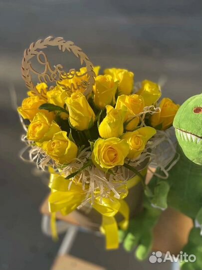 Цветы розы букет