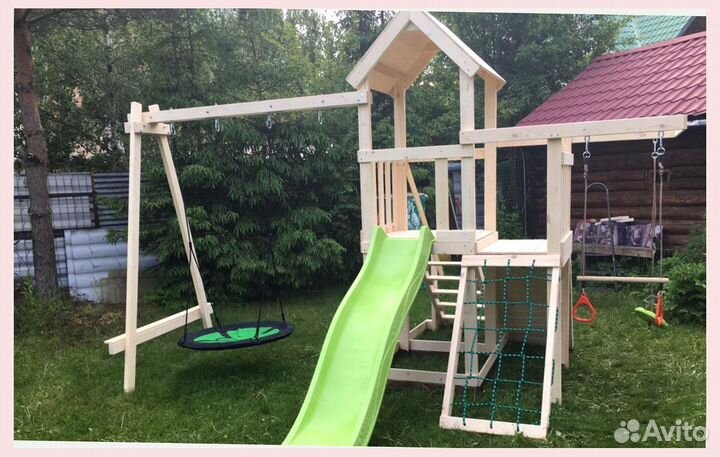 Деткая площадка уличная из дерева
