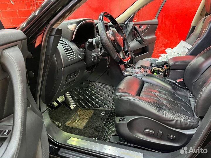 3D автомобильные коврики из экокожи 3Д