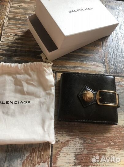 Кошелек balenciaga черный (оригинал)