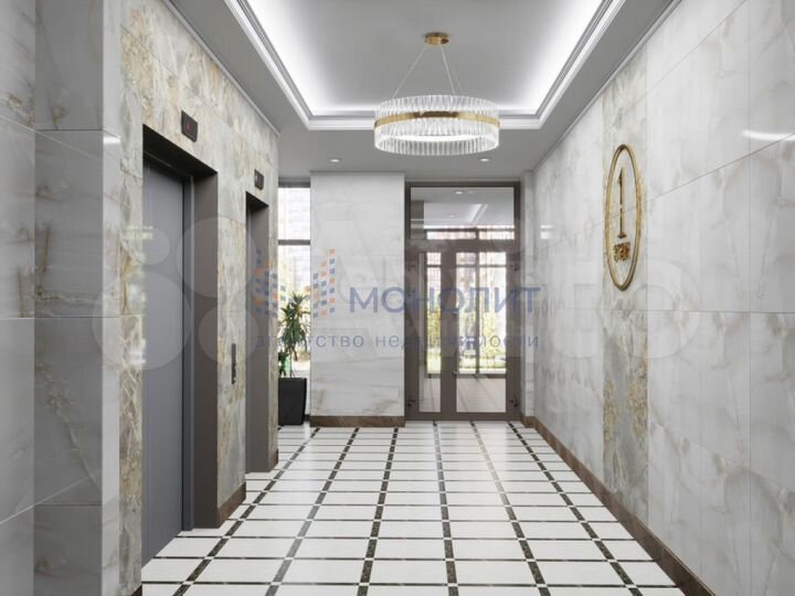 2-к. квартира, 72,3 м², 6/10 эт.