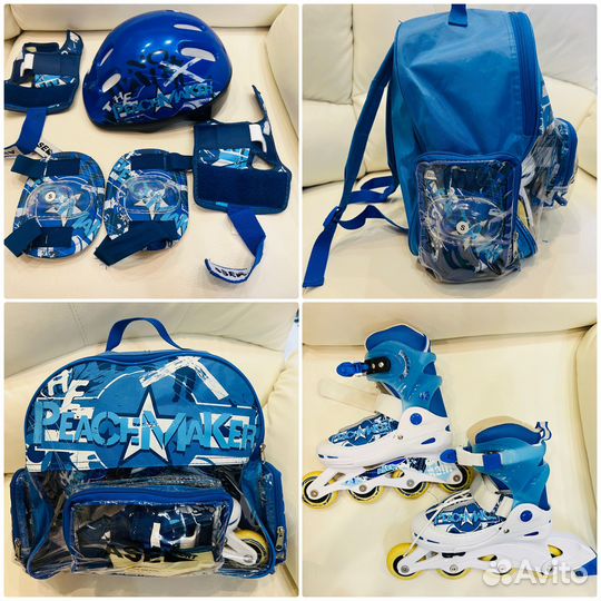 Новые коньки роликовые детские раздвижные 29-33