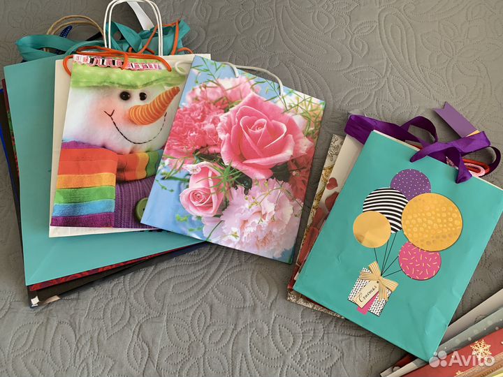Бумажные подарочные пакеты Подарочные пакетики