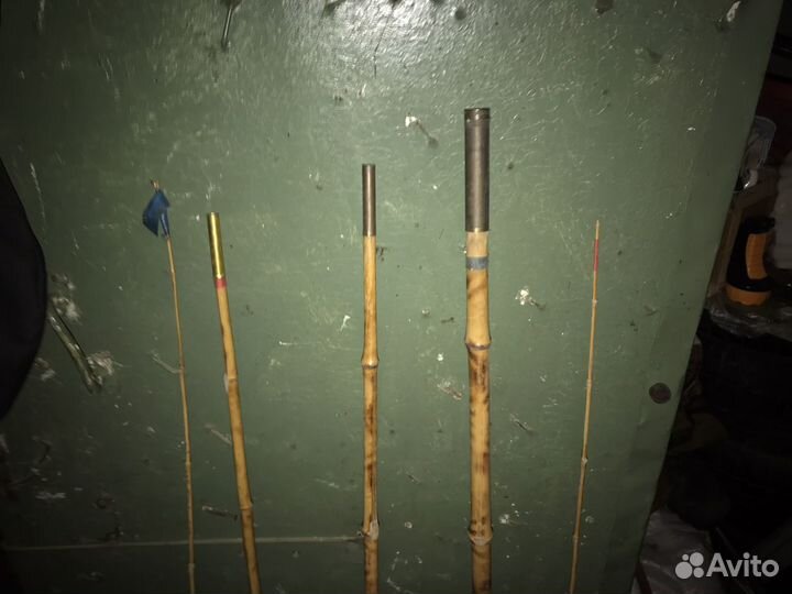 Бамбуковые удочки СССР 2- ух и 3 -колен 2 ух