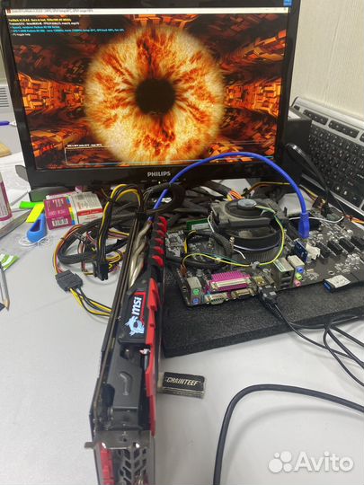 Видеокарта msi 580 gaming x 8 gb