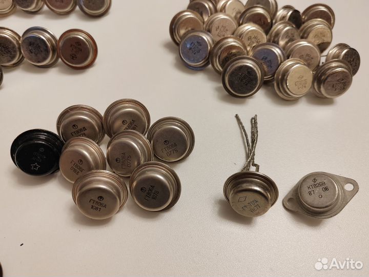 Транзисторы кт, гт, П не паянные СССР