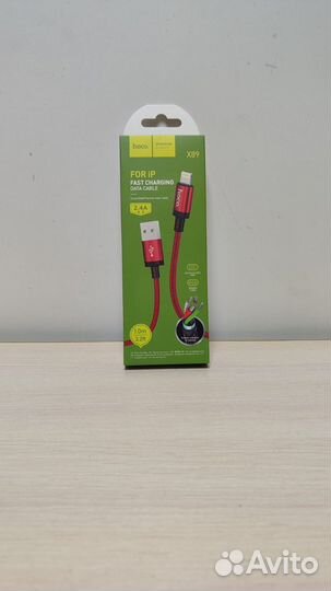 Кабель Lightning Hoco X89 (2.4A,1m) red