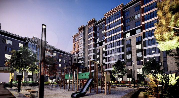 2-к. квартира, 54,8 м², 2/6 эт.