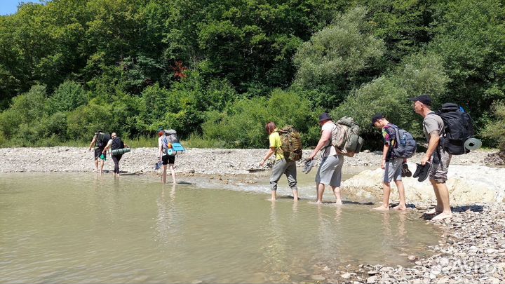 20-23 июня поход через горы к морю(Абинский район)