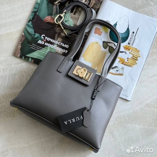 Сумка женская furla серая