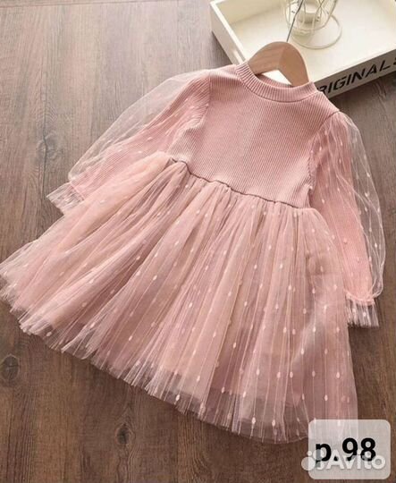 Платье для девочки 80-98