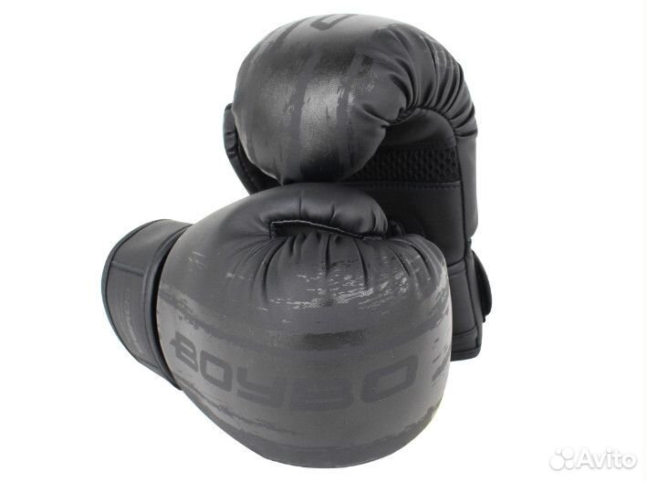 Боксерские перчатки BoyBo Stain Black