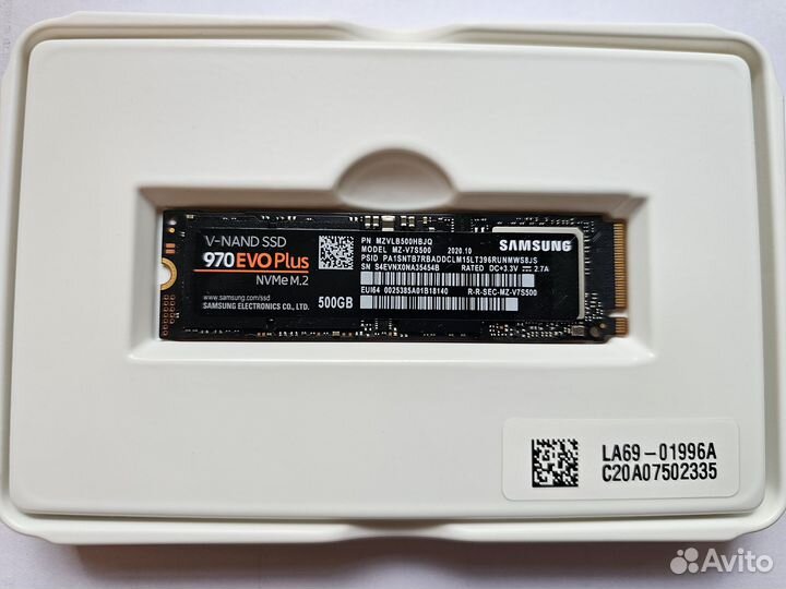 SSD Samsung 970 Evo Plus 500GB