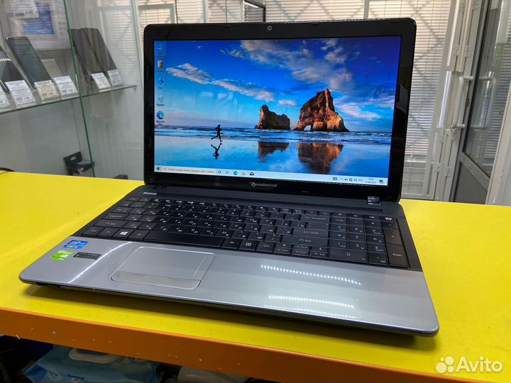 Ноутбук Packard Bell (i3, 710m 2gb, ssd+hdd, 8gb)