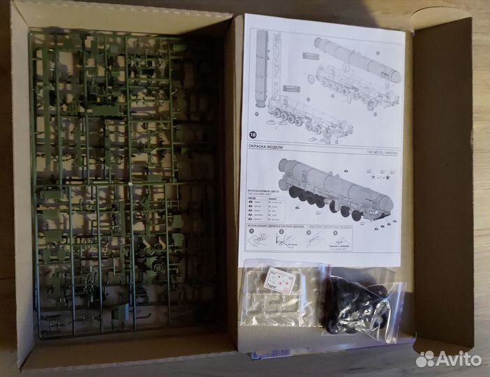 Сборная модель Тополь 1/72 без ракеты