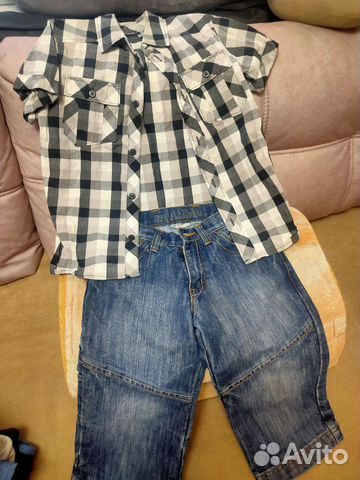 Рубашка+бриджи на мальчика