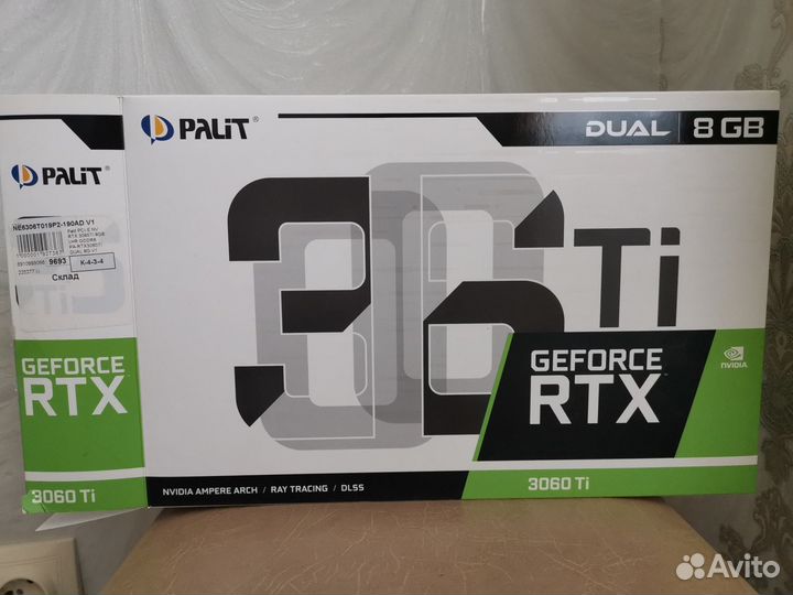 Видеокарта Palit 3060ti