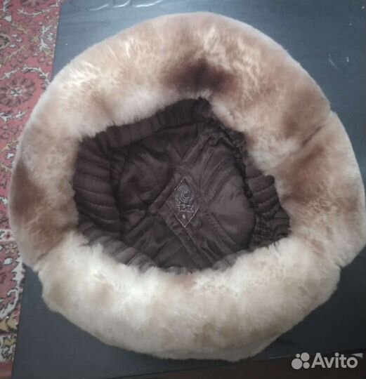 Мужская шапка с натуральным мехом