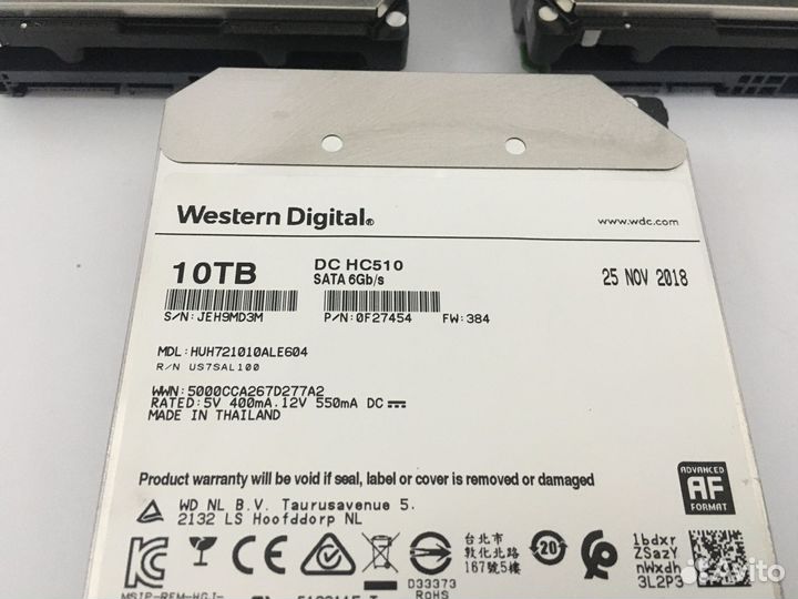 Жесткий диск Western Digital 10 Тб Ultrastar