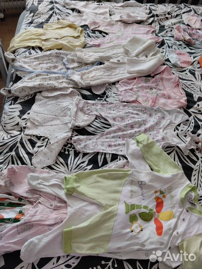 Детская одежда для новорожденных девочек пакетом