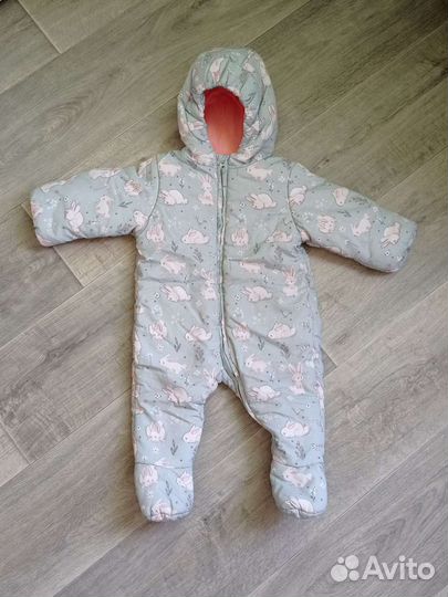 Зимний комбинезон для девочки 74