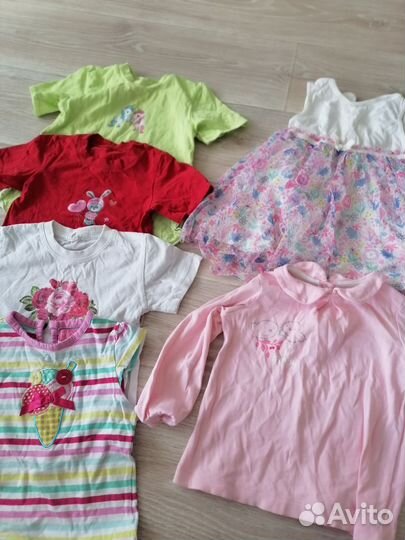 Детские вещи пакетом для девочек 52- 74