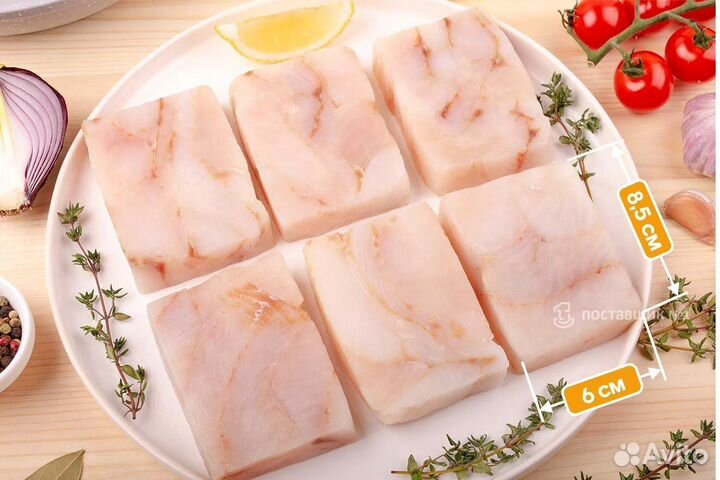 Минтай филе рыба (порционное) 5кг Свежая поставка