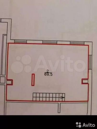 Свободного назначения, 70 м²