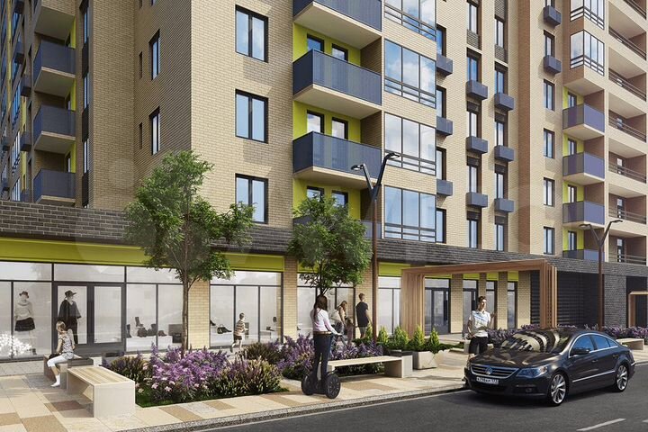 2-к. квартира, 60 м², 12/17 эт.