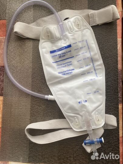 Мочеприемник ножной с ремешками