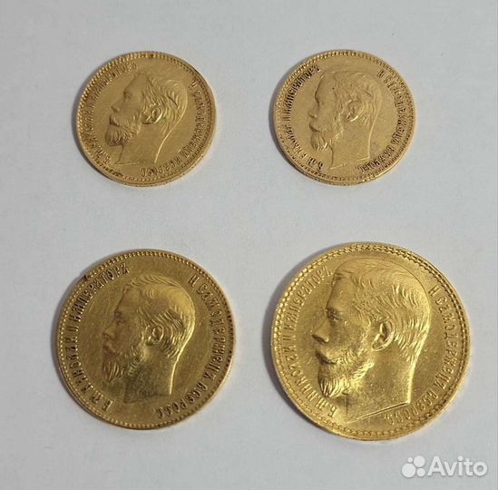 Царские золотые монеты