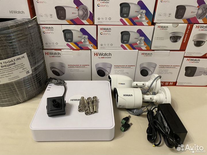 Установка видеонаблюдения / монтаж