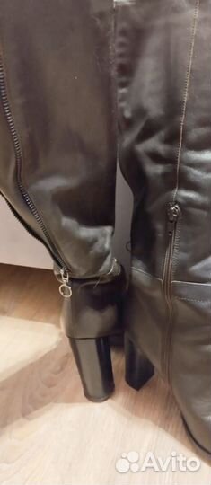 Сапоги женские натуральная кожа 38 размер