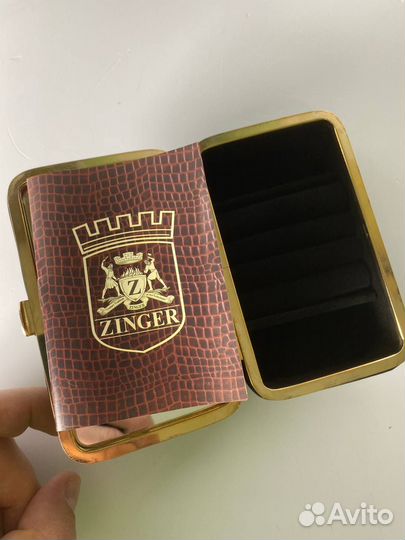 Маникюрный набор с косметичкой zinger MS-1207-301G