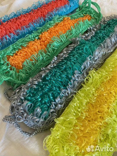 Мочалки ручной вязки