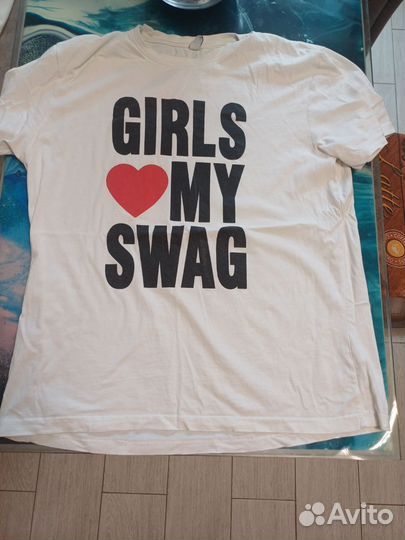 Футболка girls love my swag