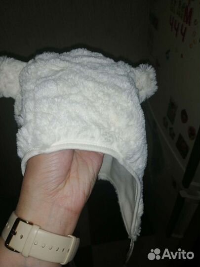 Шапка мишка очень мягкая и нежная