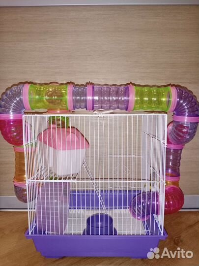 Клетка 2-х этажная с лабиринтом