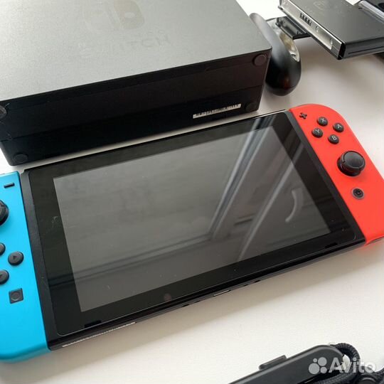 Nintendo switch 2 рев. 64gb sd + игры