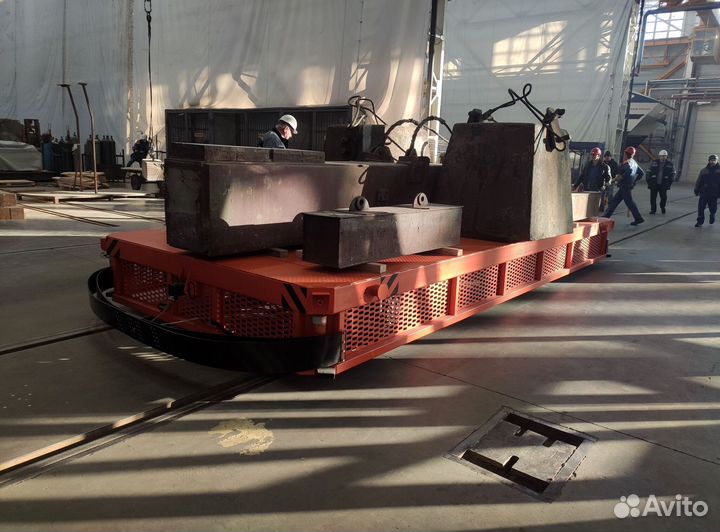 Передаточная тележка рельсовая. Производитель омп