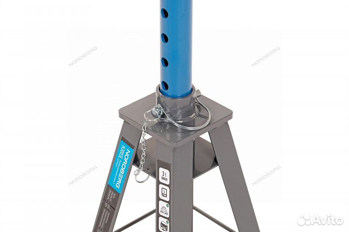 Подставка страховочная, высокая 3т nordberg N3003L