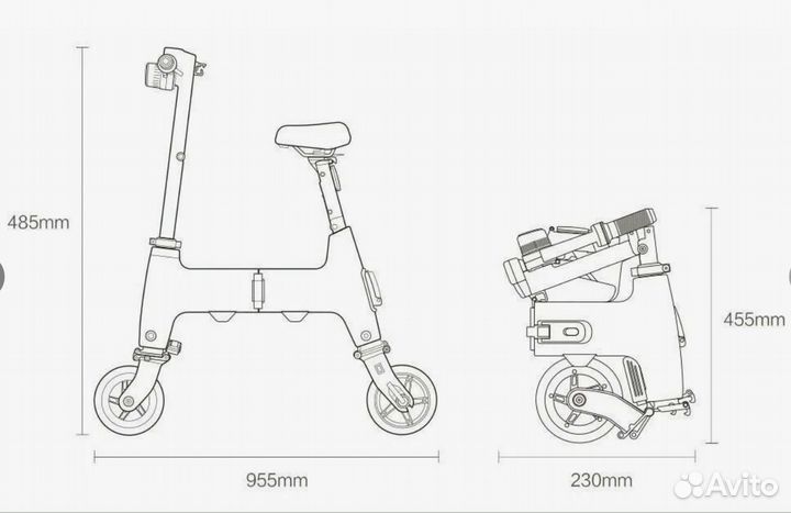 Электрический велосипед Himo H1