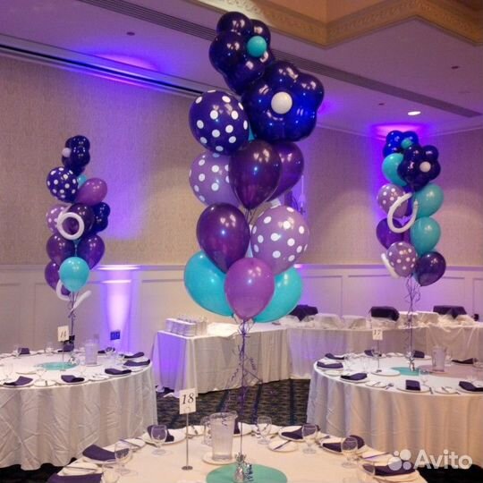 Оформление шарами на праздник